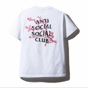 Anti Social Social Club Cherry Blossom White
